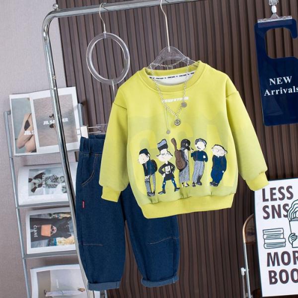 子供服 男の子セットアップ 上下2点セット  スポーツ 春秋服 トップス 長袖 長ズボン 子ども服 ...