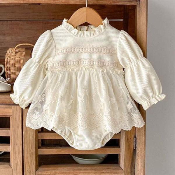 韓国風子供服 ベビー服 キッズ 女の子 長袖 ロンパース