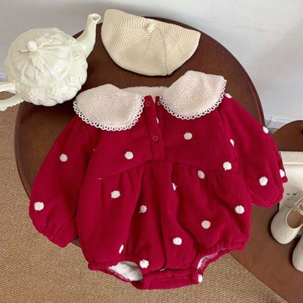 韓国風子供服 クリスマス特典 ベビー服 キッズ 男女兼用 長袖 ロンパース