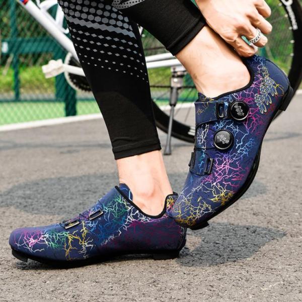 ロードバイクシューズ ロードバイク マウンテンバイク サイクリングシューズ サイクルシューズ 自転車...