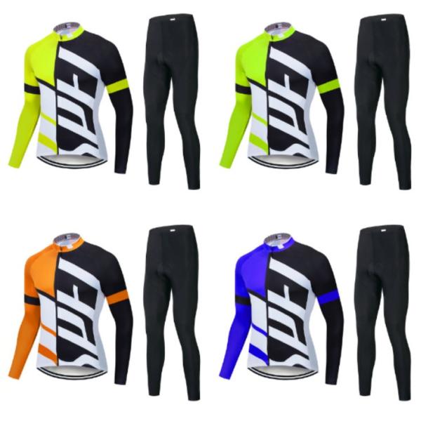 長袖 サイクルウエア サイクルウェア 2点セット　 サイクルジャージ 上下セット サイクリング 　春...