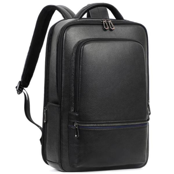メンズ ビジネスバッグ 本革 牛革バックパック  usb充電口対応 大容量 多用途 通勤通学 リュッ...