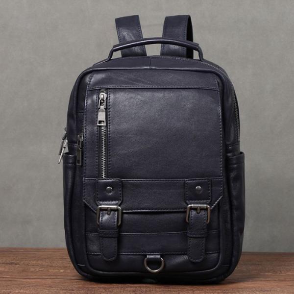 メンズ ビジネスバッグ 本革 牛革バックパック  大容量 多用途 通勤通学 リュックサ ック　男女兼...