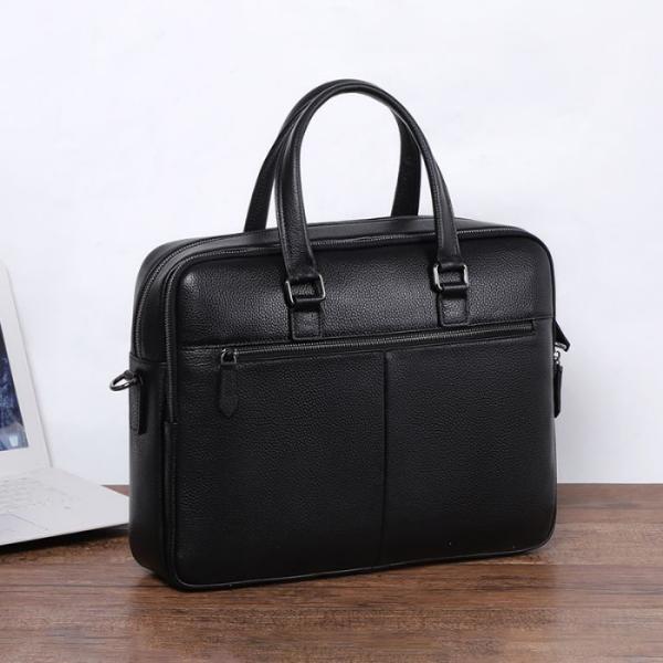 メンズ ビジネスバッグ 本革 牛革ブリーフケース  多用途 通勤 男女兼用 面接 横型 キレイに収納...