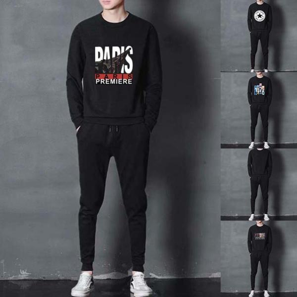 メンズ上下2点セットアップ 春秋 オーバーサイズ カジュアル 通気性 スポーツ カジュアル ジャージ...