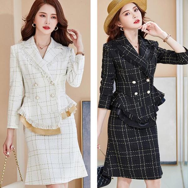 スーツ レディース ビジネススーツ ワンピーススーツ 入学式 卒業式 卒園式 入園式 30代 40代...