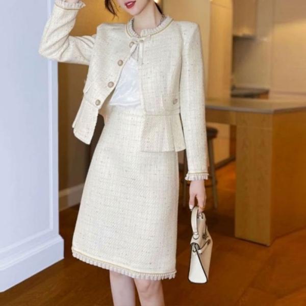 レディーススーツ上下2点セット 長袖 スカート 母親 入園 入学 式 卒業 セレモニー フォーマル卒...