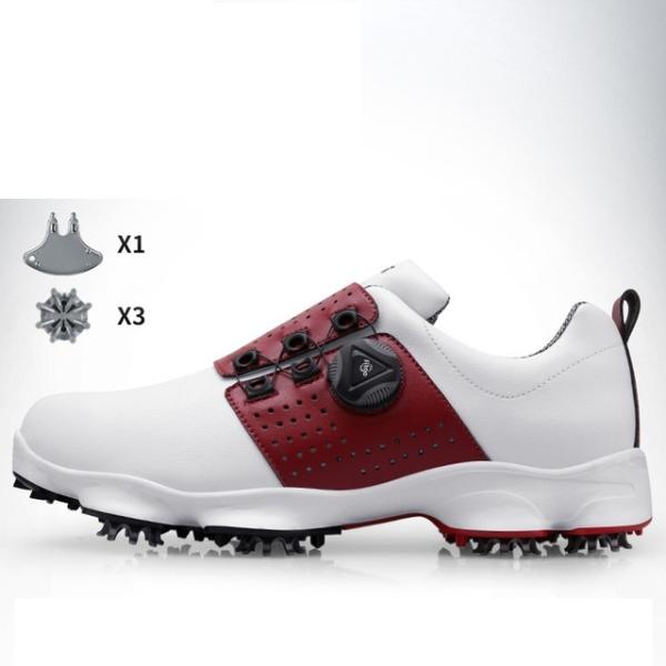 ゴルフシューズ ダイヤル式 ソフトスパイク メンズ ゴルフ スパイクシューズ