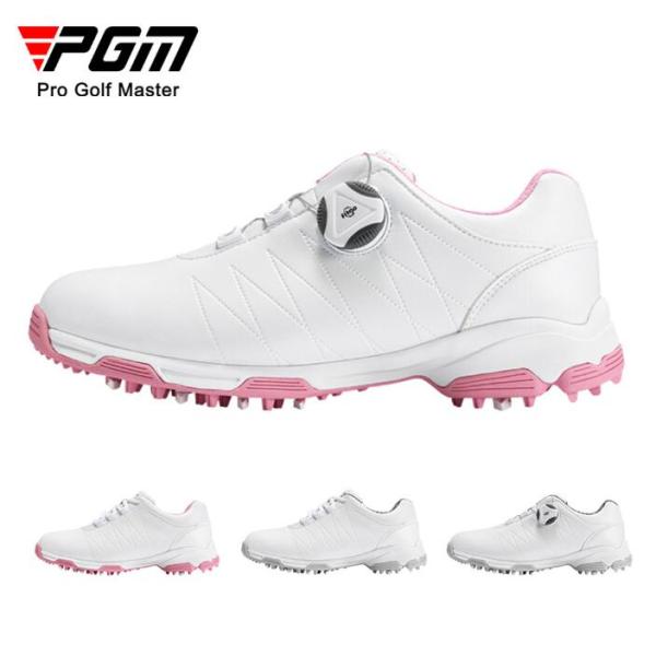 ゴルフシューズ ダイヤル式 ソフトスパイク レディース ゴルフ スパイクシューズ