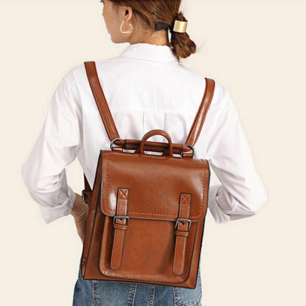 リュックサック 本革  牛革 レディース バックパック デイパック レザーバッグ ショルダーバッグ ...