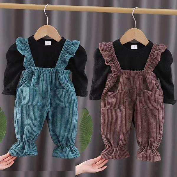 子供服 女の子セットアップ 上下2点セット 春 長袖 長ズボン 子ども服 ジュニア  おしゃれ 可愛...
