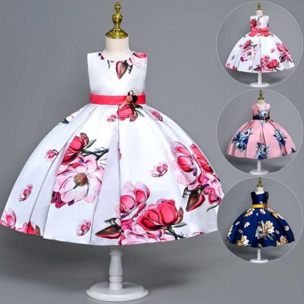 キッズ服 女の子 ドレス 誕生日 ピアノ発表会 結婚式 パーティー ウェディング子供ドレス エレガン...