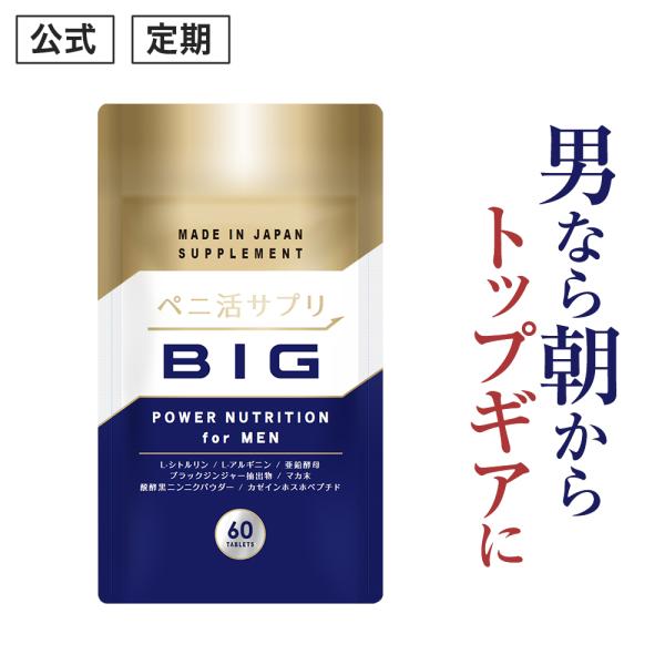 (定期)シトルリン サプリメント ペニ活サプリ BIG ビッグ 亜鉛 マカ トンカットアリ サプリ ...