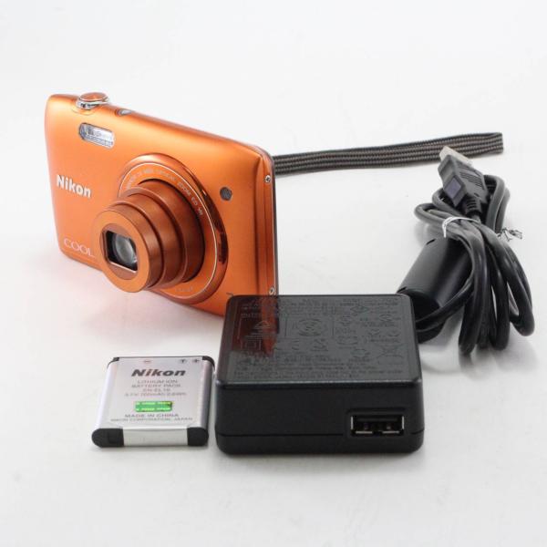 Nikon デジタルカメラ COOLPIX S3500 光学7倍ズーム 有効画素数 2005万画素 ...