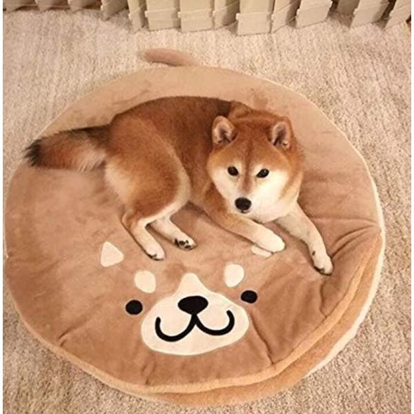 柴犬ベッド 犬ベッド ペットベッド 犬用ベッド 丸型 クッション ベッドクッション 柴犬 可愛い 当...