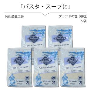 ゲランドの塩　顆粒1kg×5袋