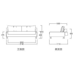 [送料無料] 日本製国産ソファーベッド ナッツ...の詳細画像3