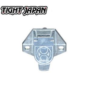 タイトジャパン　電気配線7極カプラー 車両側（アルミ）　トレーラー部品 TIGHTJAPAN　MAXトレーラー  0102-02｜jsptokai