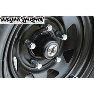 TIGHTJAPAN ハブセンター カバー スチール2個入リ トレーラー部品 タイトジャパン 0605-18｜jsptokai