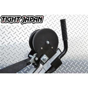 0719-12 TIGHTJAPAN  キャリーハンドル 【 ワンハンド タイプ 】 スチール タイトジャパン MAXトレーラー トレーラー部品 連結 移動 積載｜jsptokai