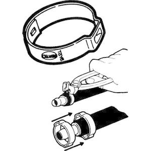 カシメ型ホースクランプ (10個入リ)｜jsptokai