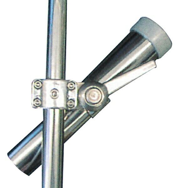 レール用ロッドホルダー ワンタッチレバータイプ ステンレス REGAR MARINE 31541
