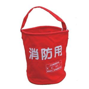 消火用 布バケツ TMS-1 消火バケツ JCI 小型船舶 法定備品 船舶検査 赤 コンパクト 折リタタミ型 東洋物産 35559｜jsptokai