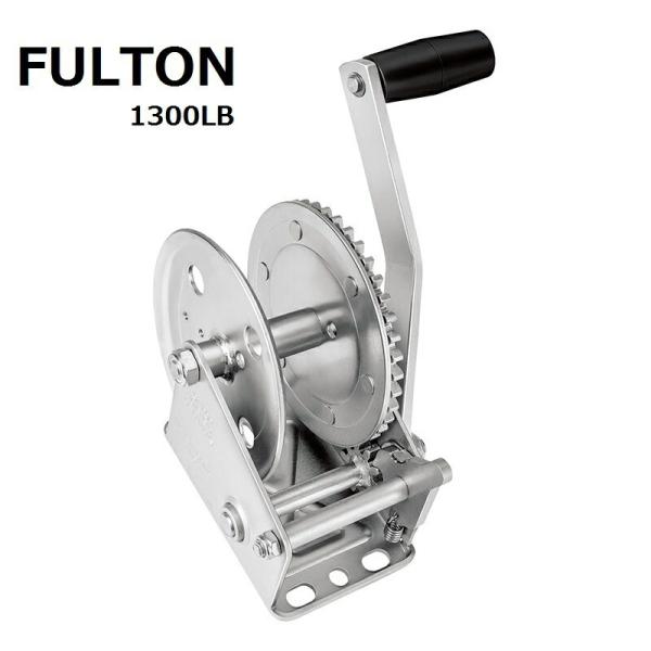 フルトン ハンドウインチ 1300LB スチール製 ウインチ 牽引最大負荷580kg 39559