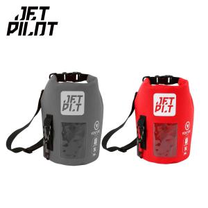2025新作 JETPILOT ベンチャー ドライバッグ 5L 防水 VENTURE DRYSAFEBAG 赤/グレー ACS24908｜jsptokai