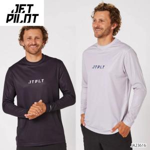 JETPILOT ジェットパイロット ラッシュガード メンズ RX VAULT RACE JERSEY ジェットスキー 男性用 黒/白 M-2XL JA23616｜jsptokai