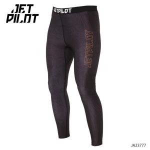JETPILOT ジェットパイロット ラッシュガード メンズ ラッシュレギンス ジェットスキー 男性用 黒 S-2XL JA23777｜jsptokai