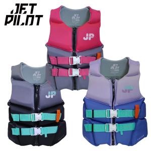 2025新作 JETPILOT CAUSE 女性 ジェットスキー ライフジャケット ネオプレン 黒/ピンク/青 8/10/12 JA24207CGA｜jsptokai