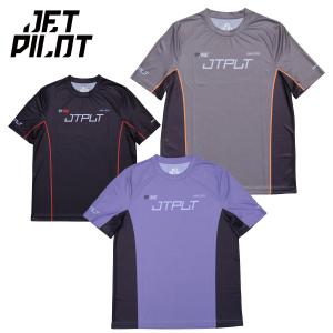 JETPILOT ジェットパイロット ラッシュガード メンズ RX VAULT RASHIE 半袖 ジェットスキー 黒/グレー/紫 M-XL JA25508  2025新作｜jsptokai