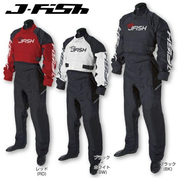 ジェイフィッシュ ドライスーツ J-FISH ソックス 胸ファスナー 小用ファスナー ジェットスキー...
