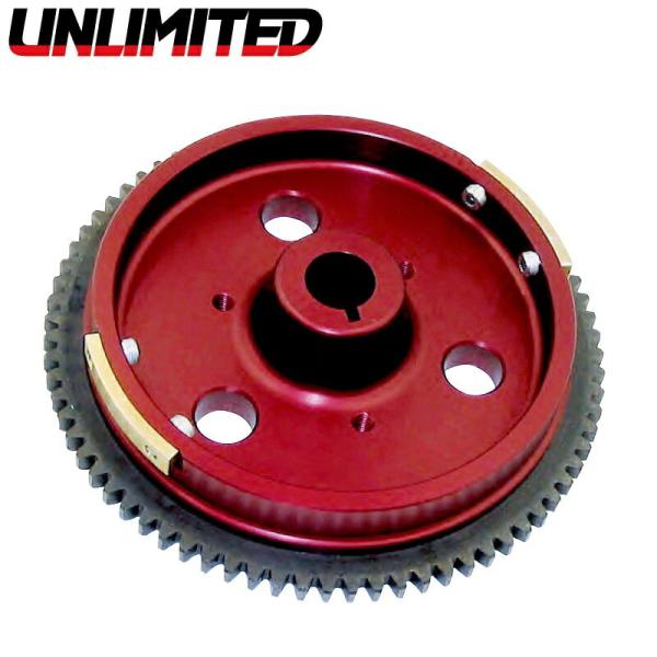 UNLIMITED アンリミテッド ジュラルミンフライホイール 軽量 Kawasaki カワサキ 7...