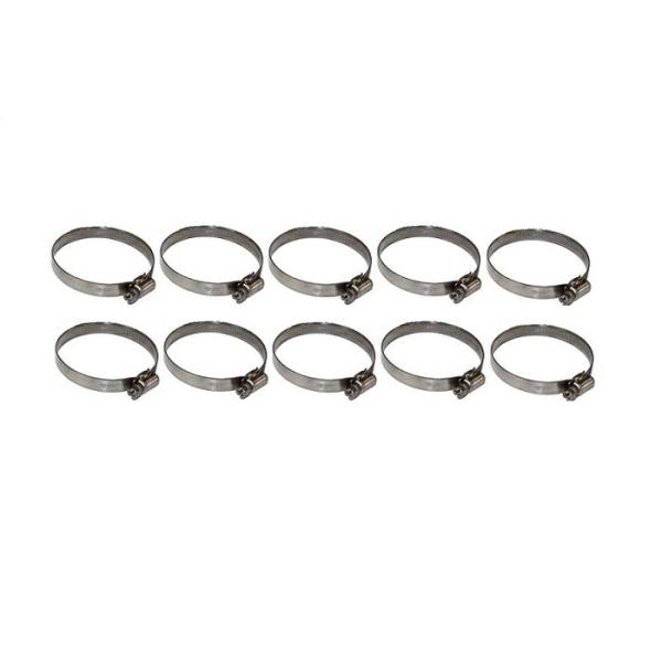 JL50-4060 ステンレス ゼブラ ホースクランプ 40~60mm 10個入 水上バイク ジェッ...