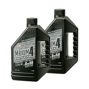 MAXUM 4 ULTRA マクスム4 ウルトラ レーシング 4ストローク 1L×12本 0W30 MX-4001 エンジンオイル MAXIMA｜jsptokai