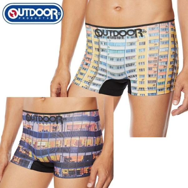 OUTDOOR アウトドアボクサーパンツ 建物 ストレッチ アウトドア メンズ outdoor 男性...