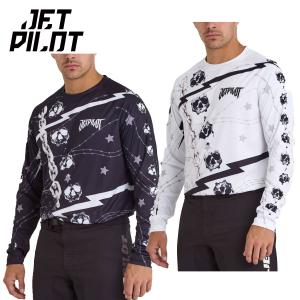 JETPILOT ジェットパイロット ラッシュガード メンズ THRILLSEEKEER JERSEY ジャージ ジェットスキー S24621  2025新作｜jsptokai