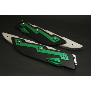 SE COUGER ビレットスポンソン KAWASAKI ULTRA310 300 260 250 サイドフィン グリーン レッド サトーエンジニアリング SE カワサキ｜jsptokai