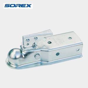 ソレックス　トレーラー カプラー ボール径2インチ フレーム幅75mm対応 スチール メッキ ヒッチボール カプラー  ST-001【SOREX】】｜jsptokai