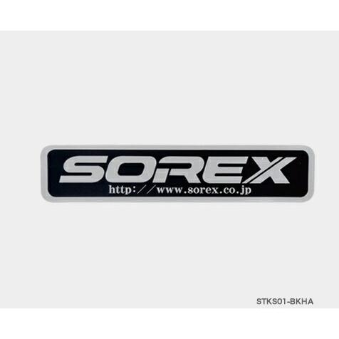 ヒッチ ステッカー 1枚 ブラック SOREX 純正 STKS01-BKHA