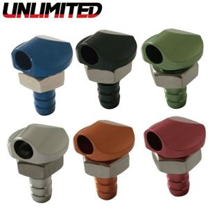 UNLIMITED アンリミテッド  アルミ バイパス ノズル 3/80°ホース刺口φ10mm ジェットスキー 水上バイク UL009｜jsptokai