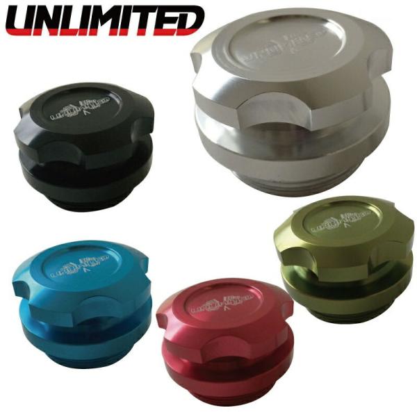 UNLIMITED アンリミテッド ビレットオイルキャップ Kawasaki カワサキ 4ストローク...
