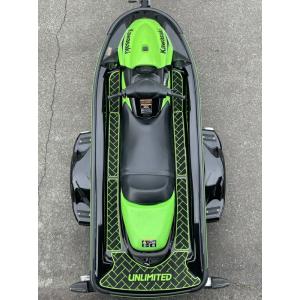 UNLIMITED アンリミテッド デッキマット テープ付き STX-15F/12F用 ブリック Kawasaki 専用 ジェットスキー 水上バイク UL51012｜jsptokai