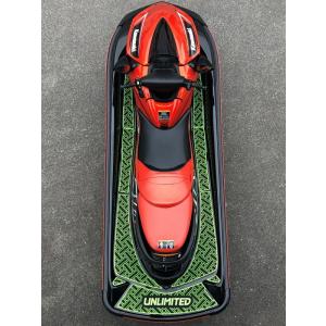 デッキマット テープ付き ULTRA用 レクタングル　UNLIMITED UL51031 Kawasaki　専用　ジェットスキー