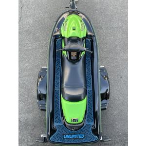 デッキマット テープ付き STX-15F/12F用 UNLIMITED UL51032 レクタングル Kawasaki　専用　ジェットスキー｜jsptokai