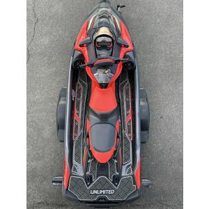 UNLIMITED アンリミテッド SeaDoo デッキマット テープ付 RXT-X チェッカー 各色 ジェットスキー 水上バイク シードゥー BOMBARDIER UL51121｜jsptokai