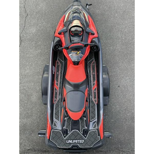 SEADOO デッキマット テープ付き  RXT-X チェッカー 各色 UNLIMITED UL51...