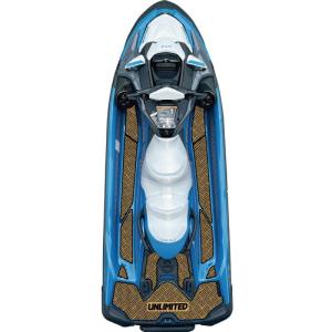 UNLIMITED アンリミテッド SeaDoo デッキマット テープ付 RXT230/GTX/GTX LTD/WAKE PRO 230 (2019~) チェッカー BOMBARDIER ジェットスキー 水上バイク UL51122｜jsptokai